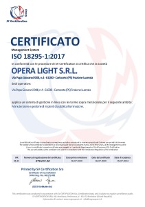 OPERA LIGHT- ISO 18295 _ 05.07.2023 - Certifcato rev. 00